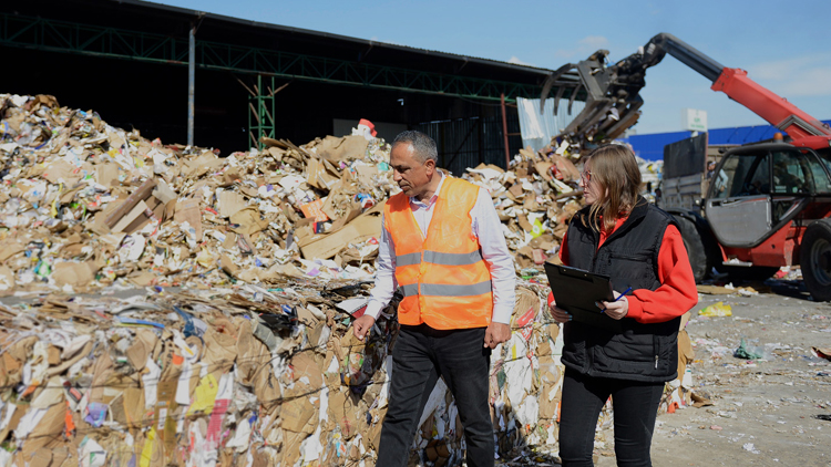 Waste management staff