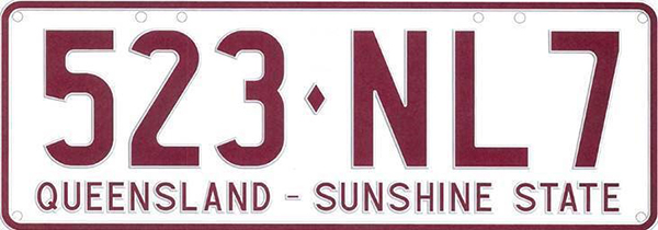 Queensland&rsquo;s new number plates