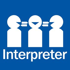 National interpreter symbol