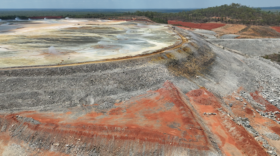 The Mount Garnet tailings storage facility.