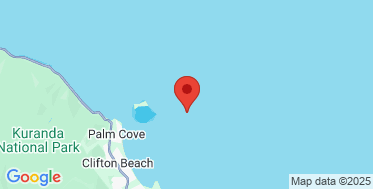 static google map of the location of the Cairns wave monitoring buoy