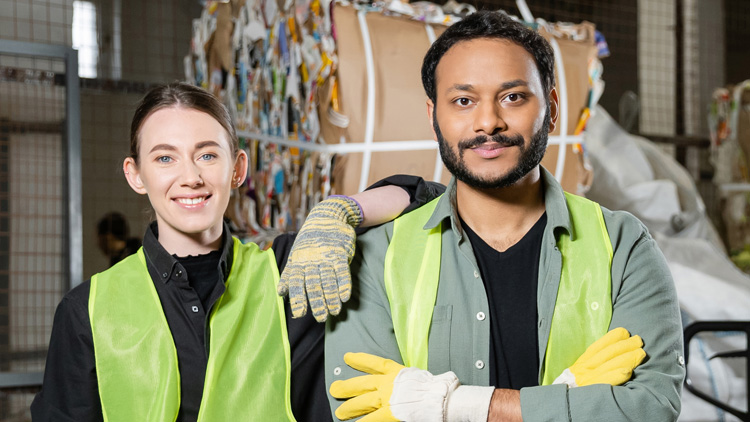 Waste management staff