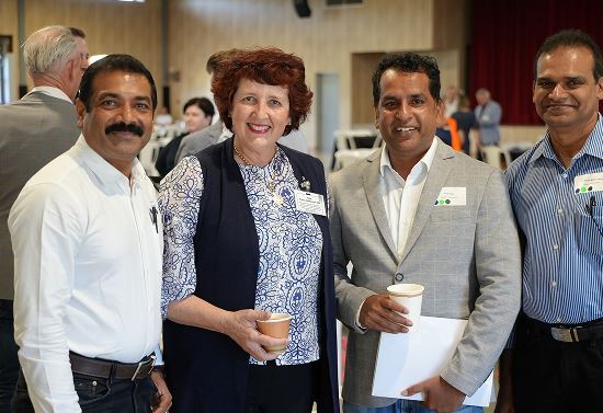 Fiona Simpson, Minister for Women and Women&rsquo;s Economic Security, Minister for Aboriginal and Torres Strait Islander Partnerships and Minister for Multiculturalism with representatives of India Fest Townsville.