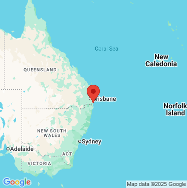 static google map of the location of the Bilinga wave monitoring buoy