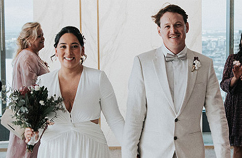 Wedding with us tile