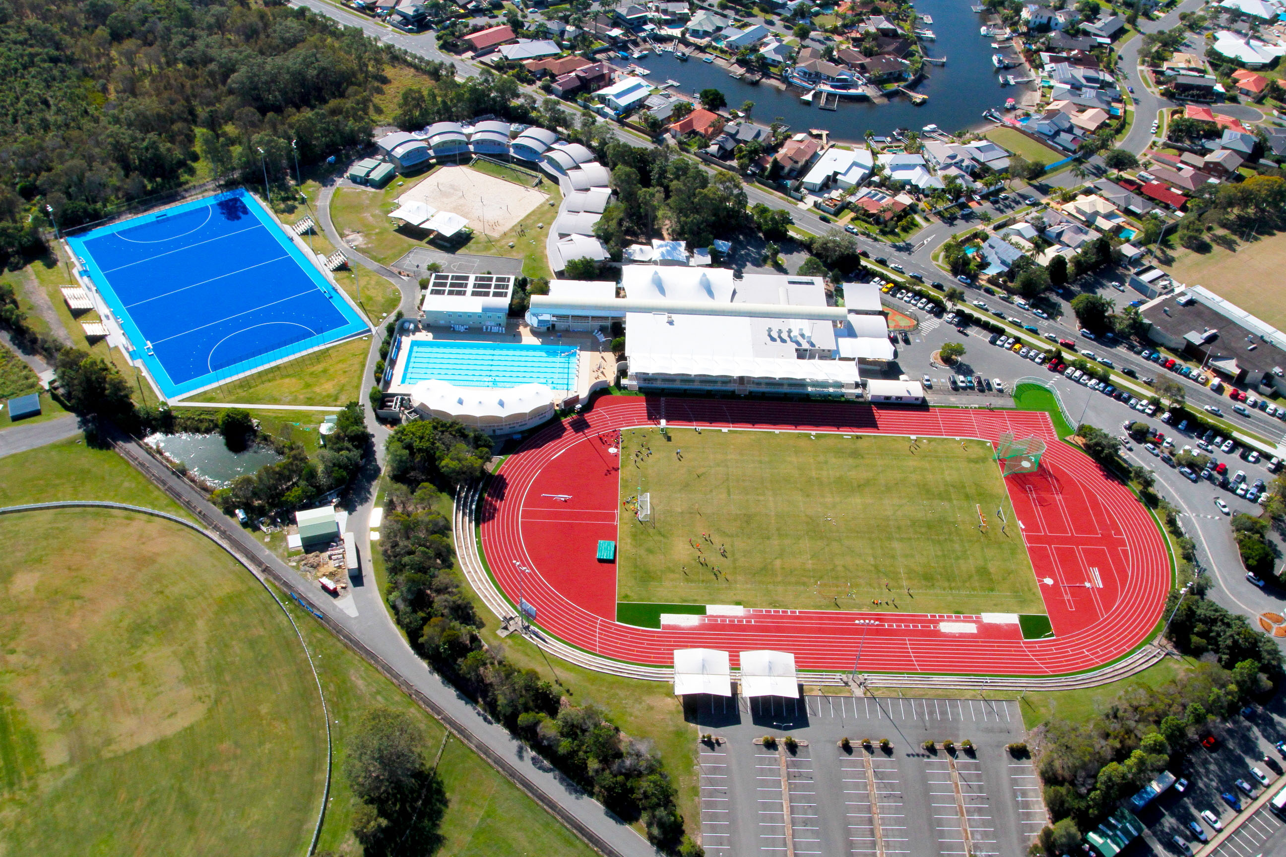 Aerial view of the Gold Coast Performance Centre
