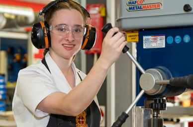 female apprentice