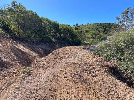 Clean water diversions at Mount Chalmers